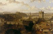 David Roberts Edinburgh from the Calton Hill oil painting reproduction